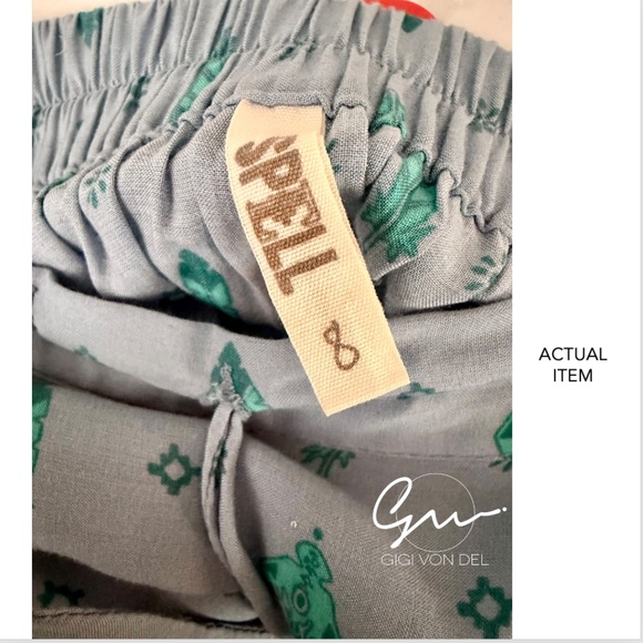 Spell (& the Gypsy Collective) Desert Wanderer Maxi Skirt - S (Aqua) AU 8/US 4 - Picture 3 of 7